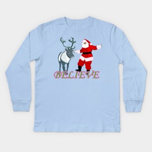 Christmas and New Year Kids Long Sleeve T-Shirt